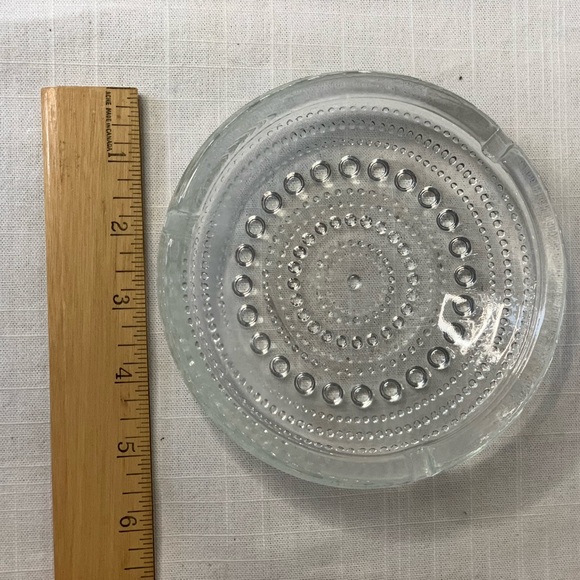 LITTALA OIVA TOIKJA KASTEHELMI | Vintage Ashtray. Clear Glass. - Picture 3 of 3